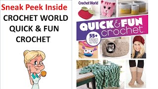 Crochet World QUICK amp FUN CROCHET Magazine REVIEW  Late Spring 2024 Issue [upl. by Savinirs]