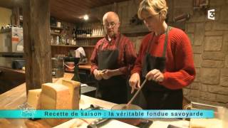 Recette de saison  la véritable fondue savoyarde [upl. by Ycul]