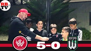 Western Sydney Wanderers vs Western United  Post Match Interview [upl. by Bela]