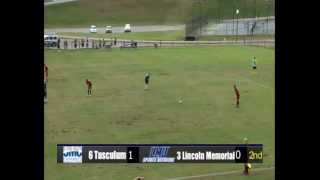 LMU vs Tusculum 2015 SAC Tournament Tying Goal [upl. by Asilak]