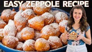 The Easiest Italian DONUTS Yess  Zeppole Recipe [upl. by Whyte19]