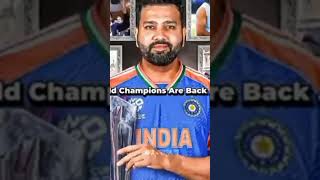 India win world cup status 🏆Team India T20 World cup [upl. by Novia]