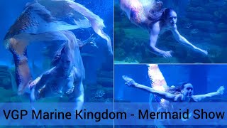 VGP Marine Kingdom  Mermaid Show  Tunnel Aquarium [upl. by Keithley]