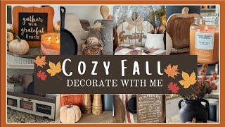 🍂 EARLY FALL DECORATE WITH ME 2024│COZY FALL DECORATING IDEAS│FALL DECOR INSPIRATION│HOME DECOR [upl. by Nnaylrebmik]