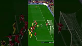 Lewandowskis goal against Monaco  PES 2017 pes barcelona lewandowski [upl. by Gerhard]