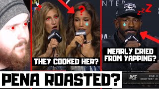 UFC 307 Press Conference Reaction The Roast Of Pena Khalil Yap Session GOAT Translator [upl. by Tse630]