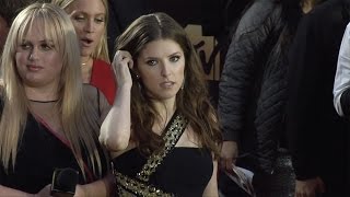 Anna Kendrick amp Pitch Perfect Cast MTVMovieAwards Red Carpet [upl. by Enimrej153]