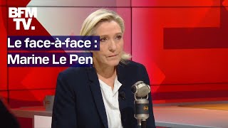 quotLe RN a la capacité davoir une majorité absoluequot linterview en intégralité de Marine Le Pen [upl. by Buff]