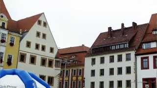 Der Obermarkt von Freiberg Sachsen größter bekanntester kulturhistorisch wertvoller Platz vor der St [upl. by Lledo]