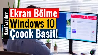 Ekran Bölme  Ekranı 2 3 veya 4e Bölme  Windows 10  Çoook Basit [upl. by Neelrad631]