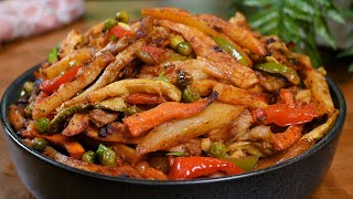 وصفة لذيذه جدًا مشكل الخضروات مذهل بهذه الطريقة السهلة مع اللحم Vegetables taste amazing with meat [upl. by Atteram]