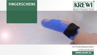 1 Fingerlagerungsschiene  Fraktur des Fingers Immobilisation  Ergotherapie [upl. by Tiat]