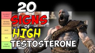 20 Physical Signs You Have High Testosterone ScienceBased TIER LIST [upl. by Eneluqcaj]