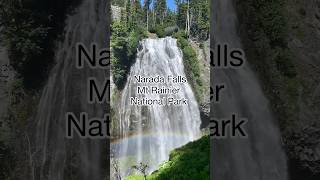 Narada Falls is a 188’ 57m horsetail falls located in Mt Rainier National Park nature takeahike [upl. by Hauck]