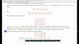 Intro to differential forms part 15 [upl. by Casteel]