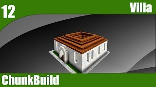 ChunkBuild 12 Minecraft Roman Villa Pt1  Ancient Rome theme 3 Minecraft 112 [upl. by Atalayah791]