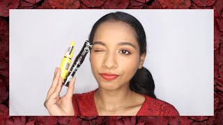 BEST Mascara in INDIA Maybelline Colossal vs Essence Lash Princess [upl. by Ilhsa]