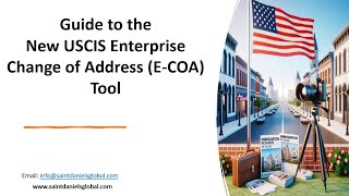 Guide to the New USCIS Enterprise Change of Address ECOA Tool [upl. by Atined]