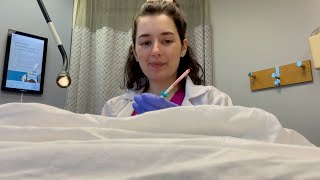 ASMR Seeing The GynecologistIUD Insertion Mirena IUD Real Medical Office Soft Spoken [upl. by Artekal]