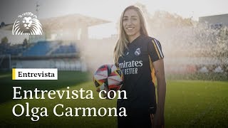 Olga Carmona quotEstoy muy orgullosa y feliz de ese gol Me ha cambiado la vida a todos los nivelesquot [upl. by Notsek]