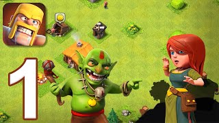 Clash of Clans  Gameplay Walkthrough Part 1  Tutorial iOS Android [upl. by Yleen323]