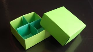 Origami Box Traditional  Box Divider  Paolo Bascetta [upl. by Willyt]