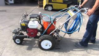 Airlessco Sure Stripe 6000 Paint Striper Airless Sprayer Dual Line Graco [upl. by Stephie514]