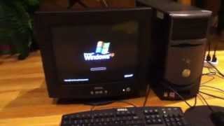 Dell Dimension 2350 Running Windows XP Part 1 [upl. by Aneetak85]