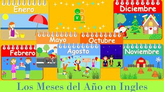 MESES DEL AÑO EN INGLES [upl. by Anirod]