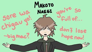 makoto naegi’s best lines [upl. by Namqul]