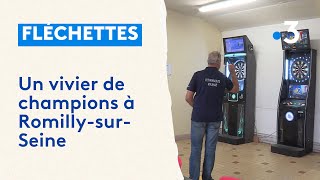 Un vivier de champions de fléchettes à RomillysurSeine [upl. by Ttiwed]