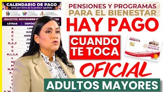 💥 NOVIEMBRE VE A COBRAR TU DEPÓSITO🏃‍♂ADULTOS MAYORES PAGO YA DISPONIBLEA PARTIR DE ESTA FECHA 📆 [upl. by Mcfadden]