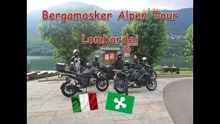 Bergamasker Alpen  Lombardei Motorradurlaub Tour Iseosee  Comersee [upl. by Akinahc]