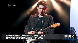 John Mayer Coming To Boston’s TD Garden For Concert In 2022 [upl. by Sonaj]