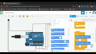 Temperature sensor tinkercad with lcd i2c module  Arduino temperaturesensor arduino [upl. by Almire]