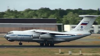 Russian Air Force Ilyushin Il76 Takeoff at Berlin Tegel Airport HD 1080p [upl. by Nomyar]