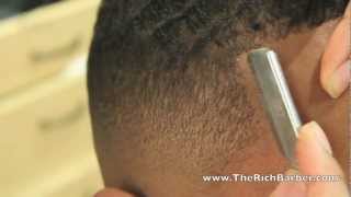 How To Do a Wave Length Bald Fade  By Chuka The Barber [upl. by Nnylyram]