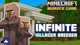 VILLAGER BREEDER Made Simple  Minecraft Bedrock Guide 120 [upl. by Desi]