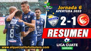 VICTORIA DEL LÍDER Coatepeque 0 vs Malacateco 2  Jornada 8 Apertura 2023 RESUMEN COMPLETO [upl. by Adnert]