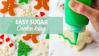 Cutout Sugar Cookie Icing [upl. by Nyllaf]