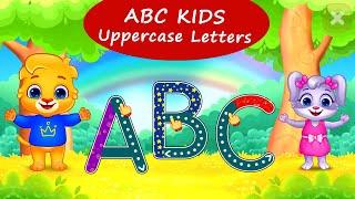 ABC Kids Alphabet 1  Learn to Trace Uppercase Letters with Lucas and Ruby  RV AppStudios Games [upl. by Aznola]