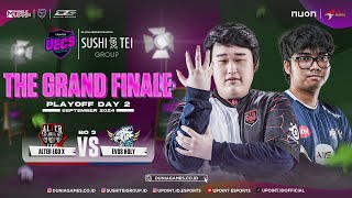 THE GRAND FINALE UECS MLBB X SUSHI TEI GROUP  ALTER EGO X VS EVOS HOLY [upl. by Ardolino880]