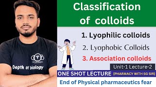 classification of colloids amp comparative account of their general properties  physical pharmaceutic [upl. by Bergwall]