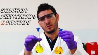 Lab Demonstration  Solution Preparation amp Dilution [upl. by Lunetta]