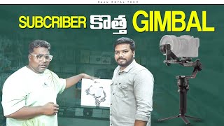 Subscriber New Gimbal Dji RS 4  Godox LC1000R  Telugu [upl. by Wandy257]