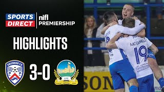 Friday night delight for Bannsiders  Coleraine 30 Linfield  sportsdirectprem [upl. by Cirdek985]