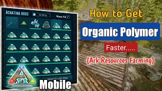 How to Get Organic Polymer Without Killing KairukuPenguin  ARK Survival Evolved Mobile [upl. by Ecyak300]