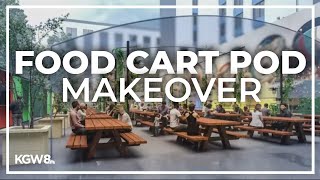 Downtown Portland food cart pod to reopen as a 300seat beer garden [upl. by Stewart]