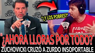 ¡ZURDITO QUISO CORRER a ZUCHOVCKI y SE FUÉ DOMADO en VIVO [upl. by Marion]