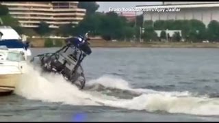 DC police boat crashes into boat in Georgetown [upl. by Boycie171]